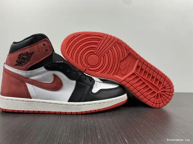 Bmlin 'Track Red' Jordan Retro Air 555088-112 1 OG High 0528